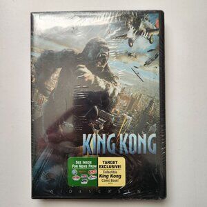 King Kong DVD 2005 Sealed New Target Exclusive With COMIC Book